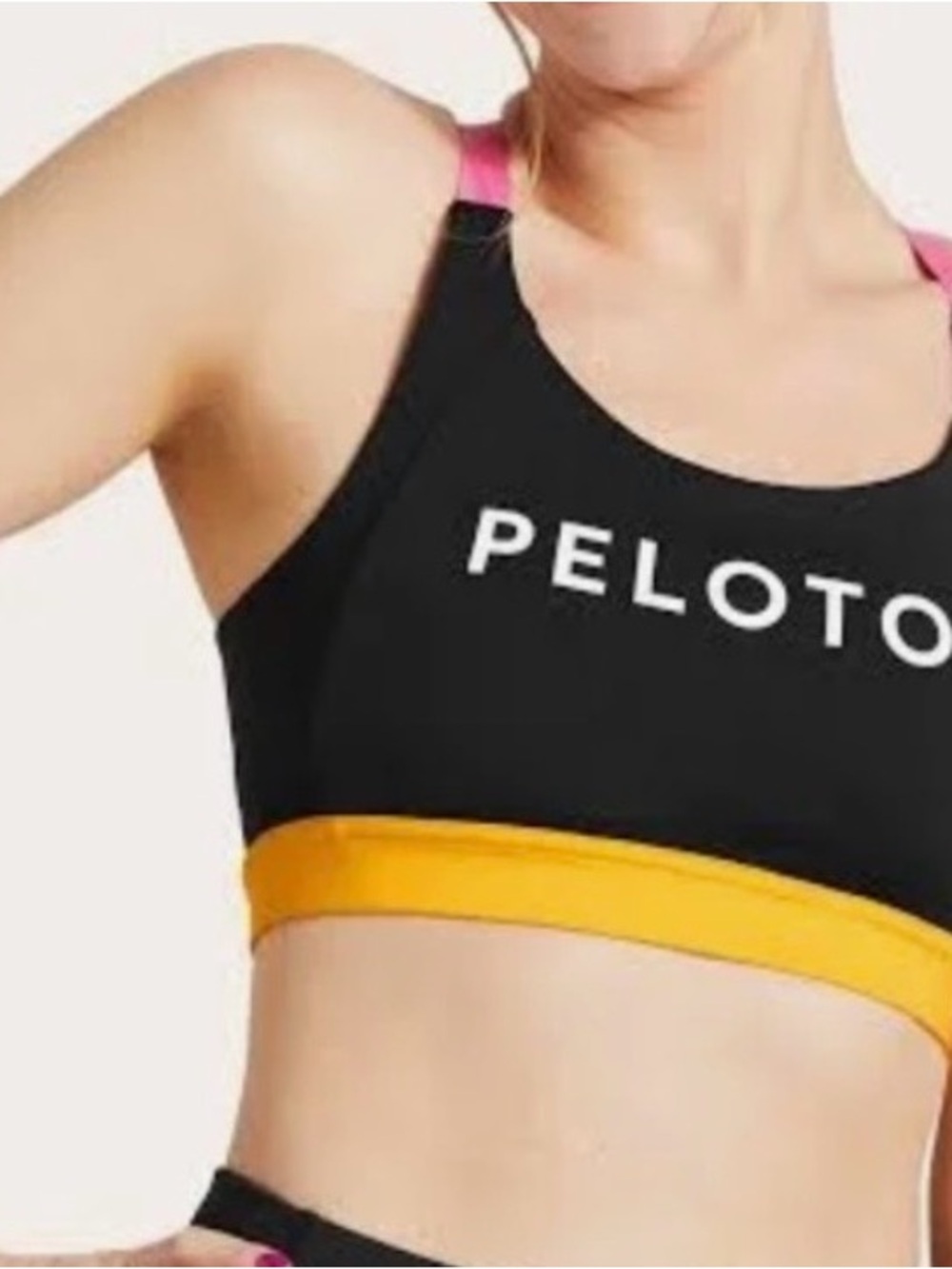 Peloton Colorblock Run Sports Bra size medium